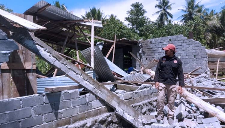 Gempa Magnitudo 5,2 SR Guncang Halmahera Utara, Ratusan Rumah Warga Galela Rusak