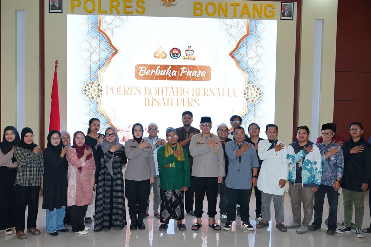 Polres Bontang Pererat Sinergi dengan Insan Pers